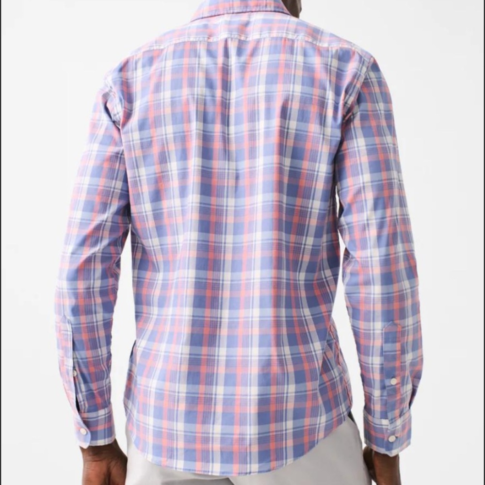 Faherty Multicolor Plaid Button Down Shirt - image 3